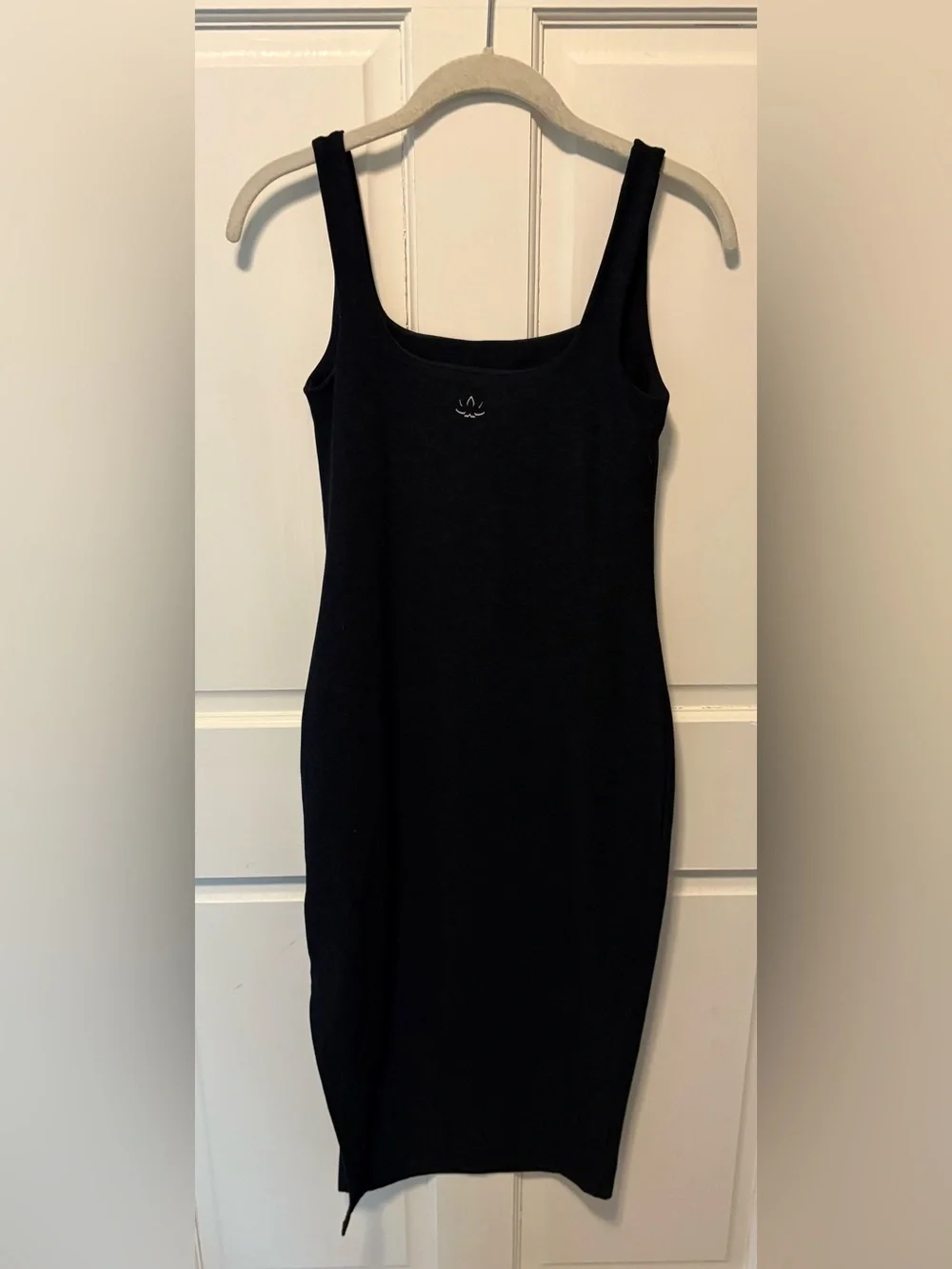 Beyond Yoga black tank spacedye icon midi women stretch active dress s small - Picture 3 of 6